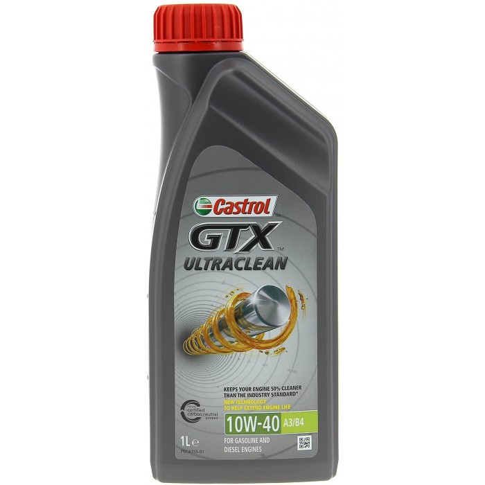 Castrol GTX Ultraclean 10W-40 A3/B4 Motor Yağı 1 Lt